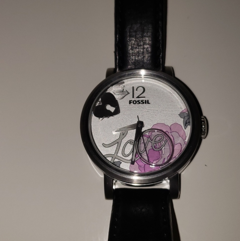 Fossil bubble watch unused still has plastic film